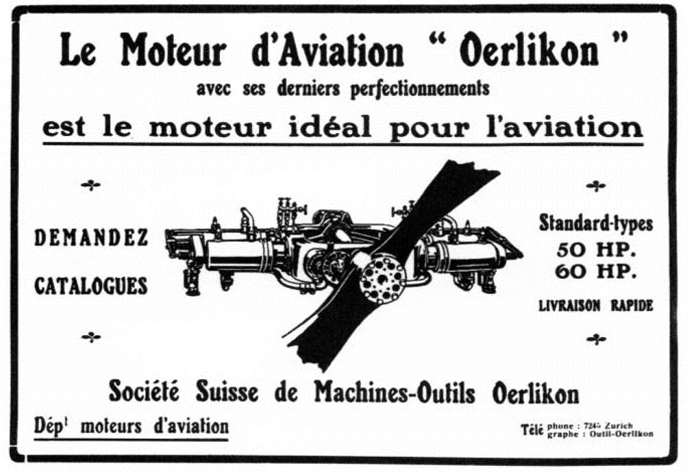 Le Moteur d'Aviation "Oerlikon"